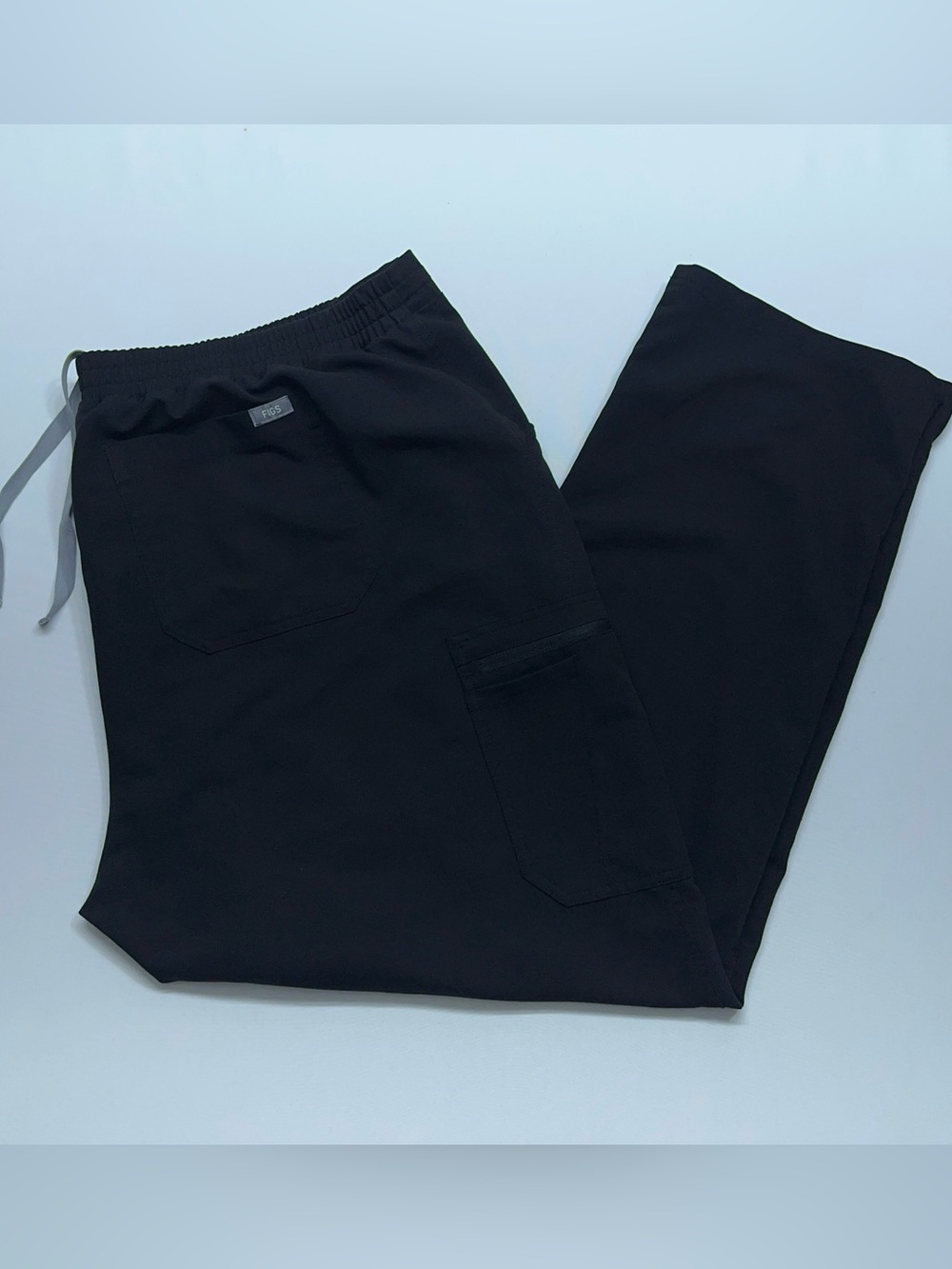 Figs Yola Scrub Pants Womens Size XXL Black Technical Collection TW2000R